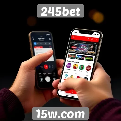 Acessibilidade do site 245bet em dispositivos móveis